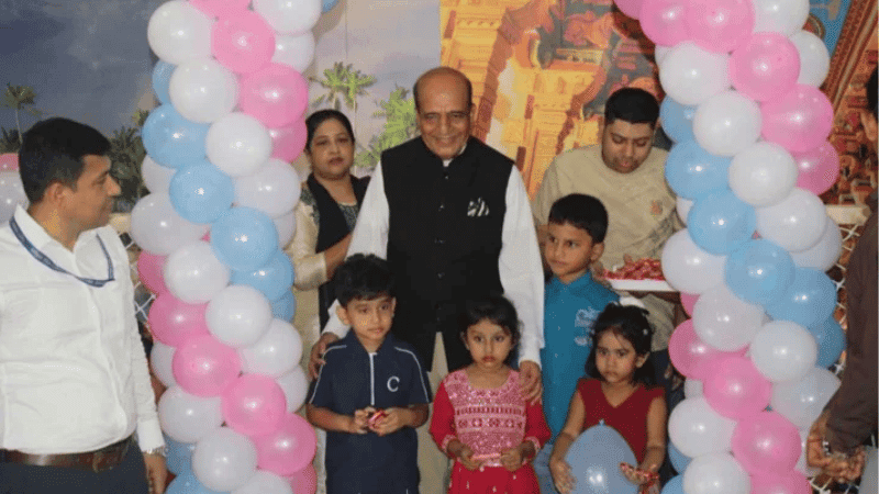 A mother's small request leads to 'Khelaghar' at Indian Visa Centre