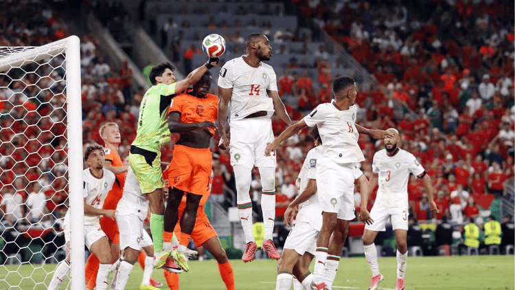 Netherlands, Morocco locked in goalless stalemate at half-time