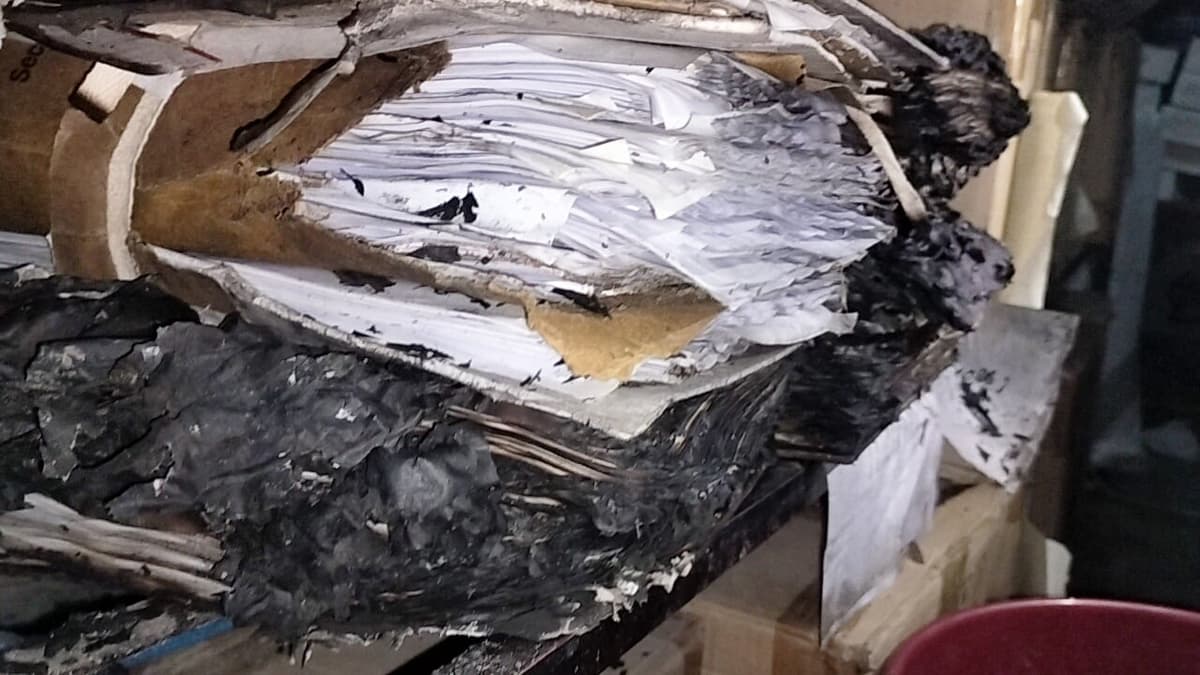 Lakshmipur District Election Office set on fire, important docs burnt