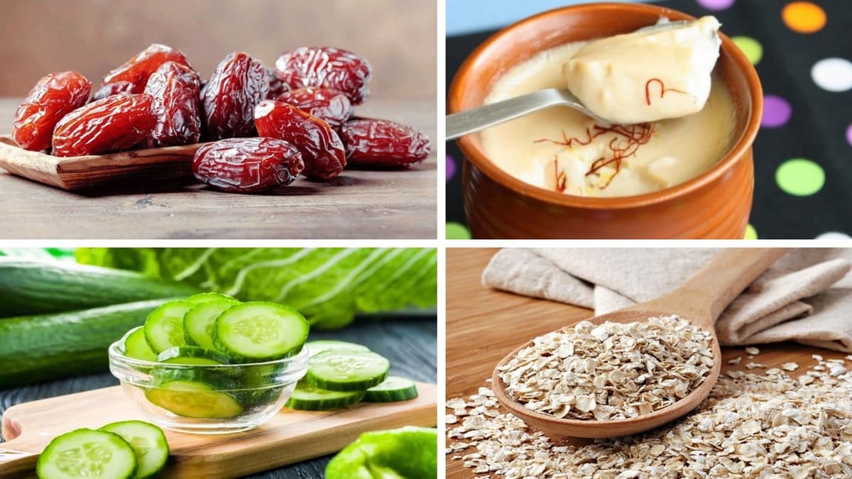Foods that help reduce acidity at Iftar
