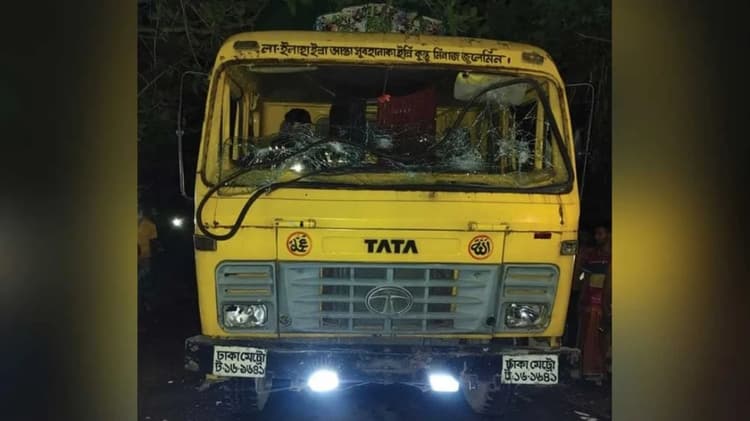 Three of a family killed as truck crushes motorcycle in Khulna