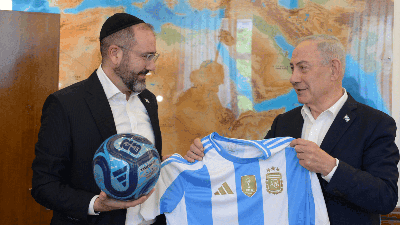 Israel's PM Netanyahu pledges support Argentina in World Cup final