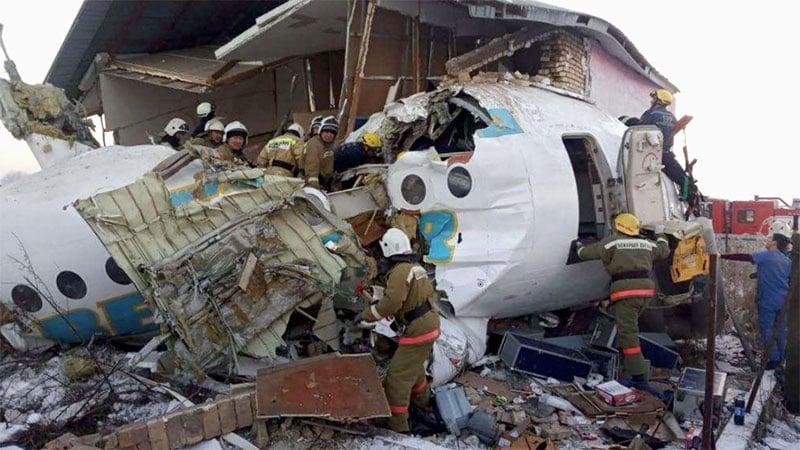 Passenger plane crashes near Kazakhstan's Aktau airport