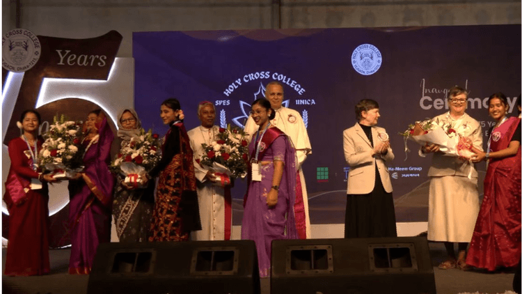 Holy Cross College celebrates platinum jubilee