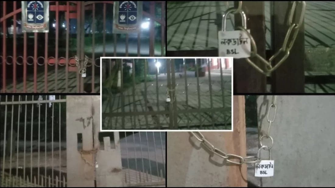 Banned Chhatra League locks five Dhaka University buildings