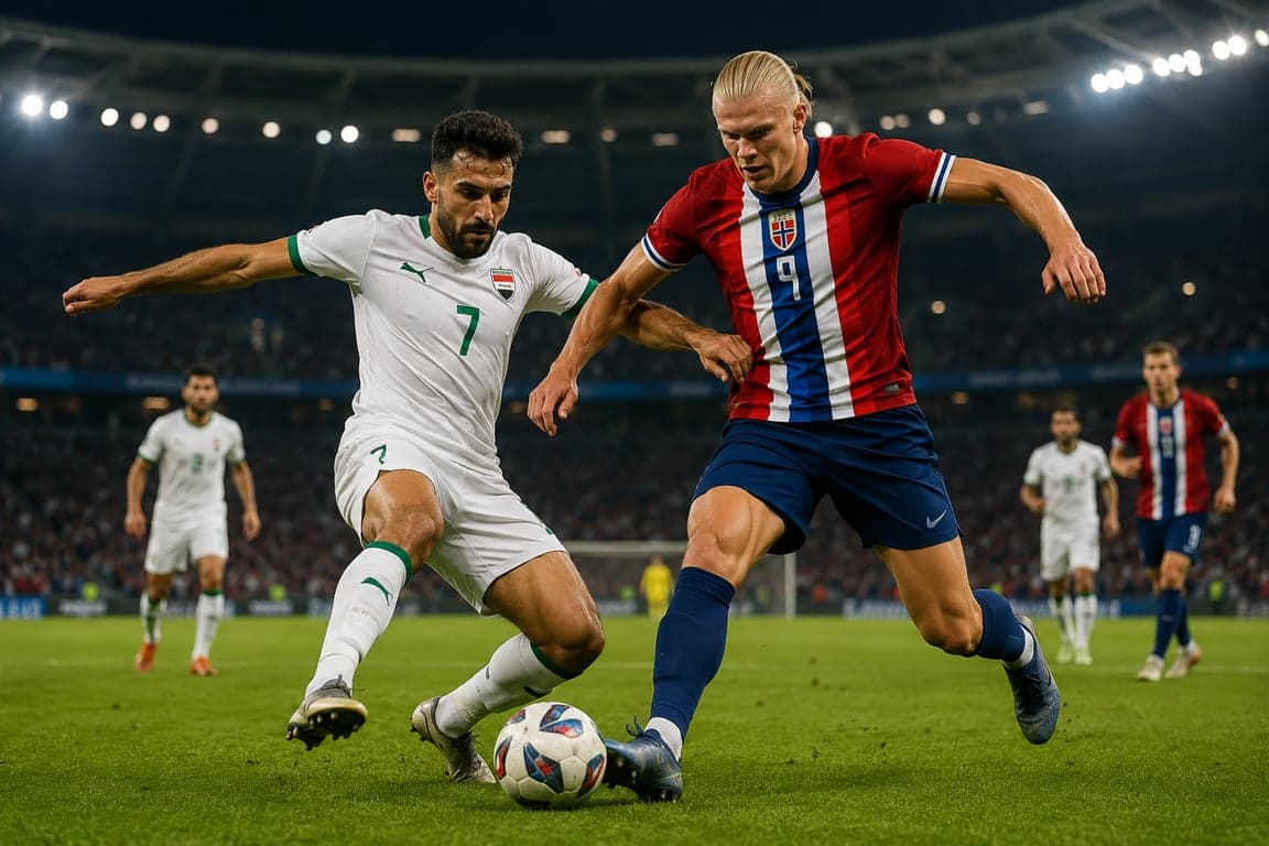 Iraq-Norway clash at 4am today, eyes on Haaland