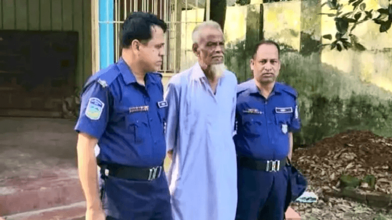 80-year-old man held for harassing centenarian woman
