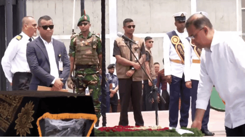 PM paid final tribute to ex-State Minister Mizanur Rahman Sinha