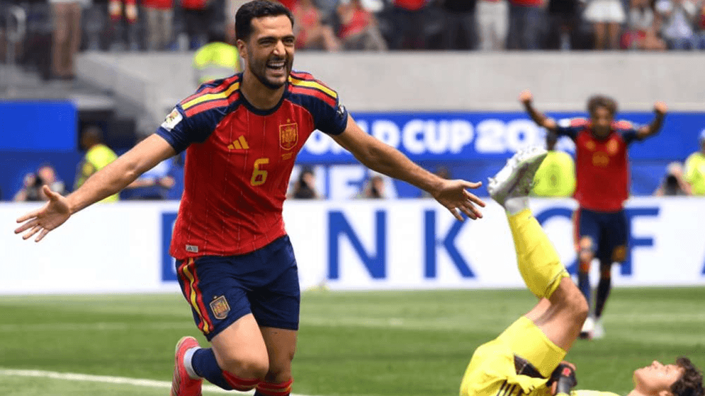 Merino's magic: Replicating his father's iconic celebration