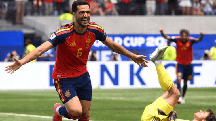 Merino's magic: Replicating his father's iconic celebration