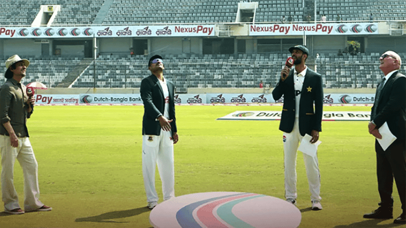 Bangladesh go pace-heavy against Pakistan after losing toss in Mirpur Test