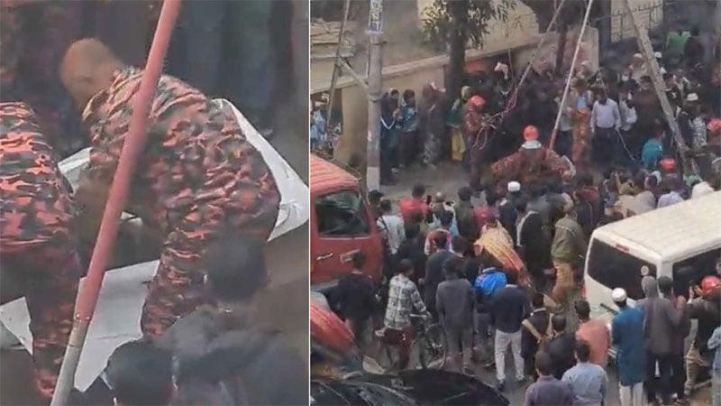 Unidentified body found hanging at DU  