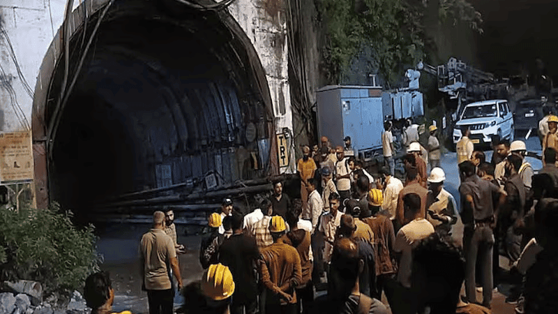 7 killed, 3 trapped as floodwaters surge into Uttarakhand tunnel