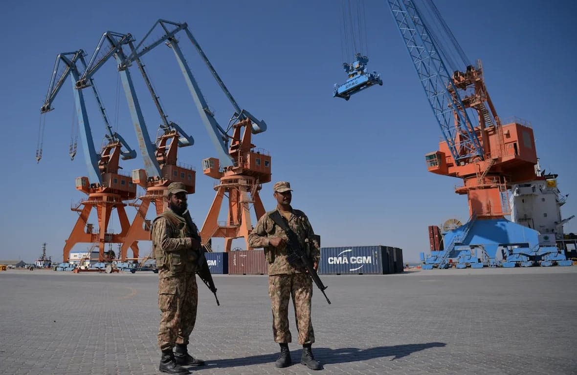 Pakistan port attack kills two soldiers, eight militants, say officials