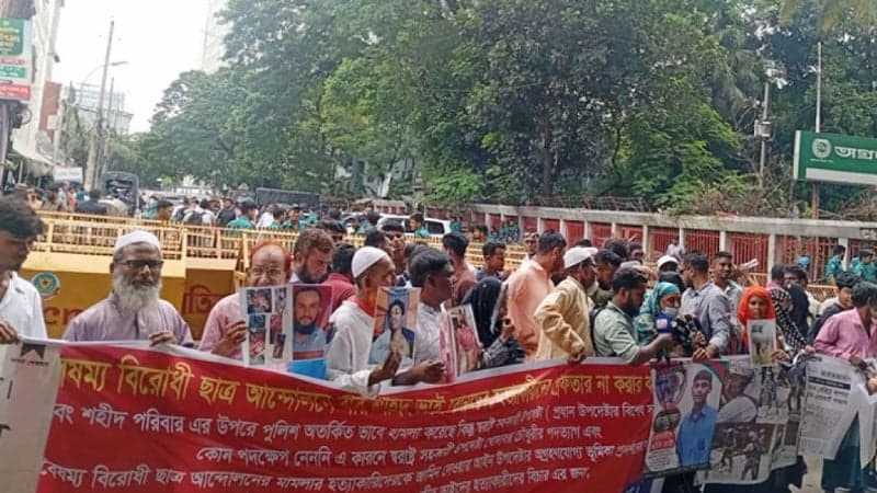 July victims stage protest seeking Law Adviser, CA’s aide resignations