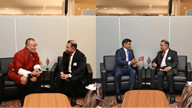 Side-line meetings of PM Tarique Rahman with PM of Bhutan, Vice President of Maldives