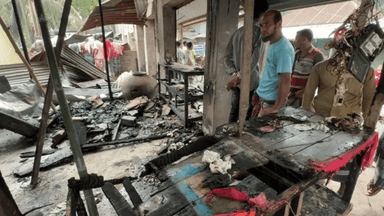 1 killed in cylinder explosion while extinguishing fire in Faridpur