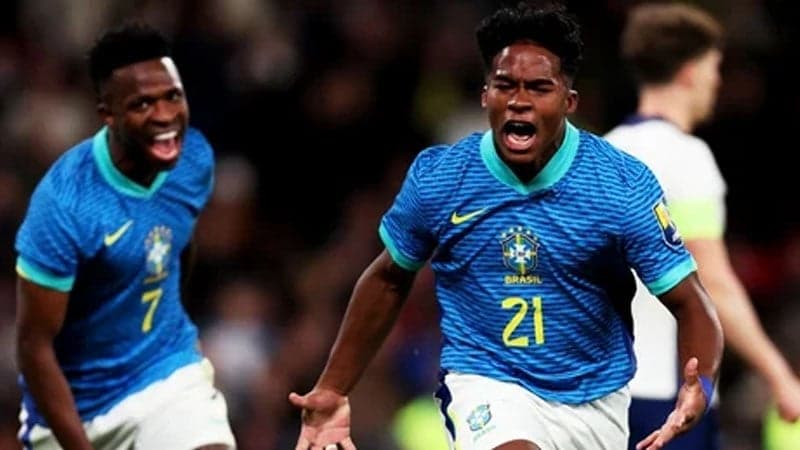 17-year-old Endrick’s first Brazil goal beats England