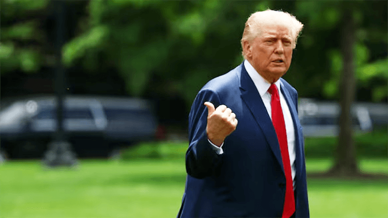 Trump denies US involvement in attack on Iran