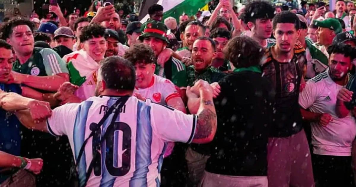 Algeria, Argentina fans clash in New York