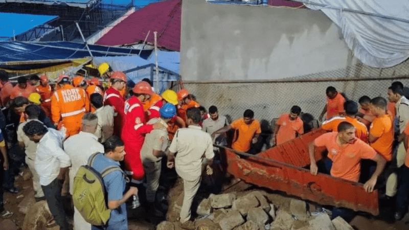 8 killed as temple wall collapses during festival in Andhra Pradesh