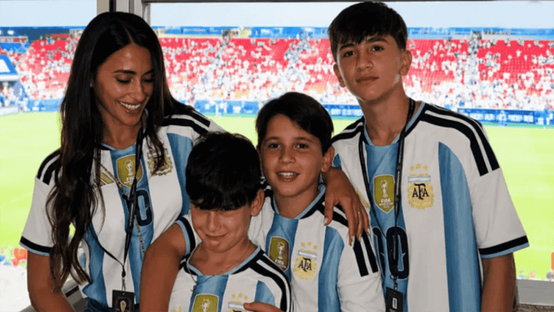Messi draws emotional tribute from wife Antonela after historic treble