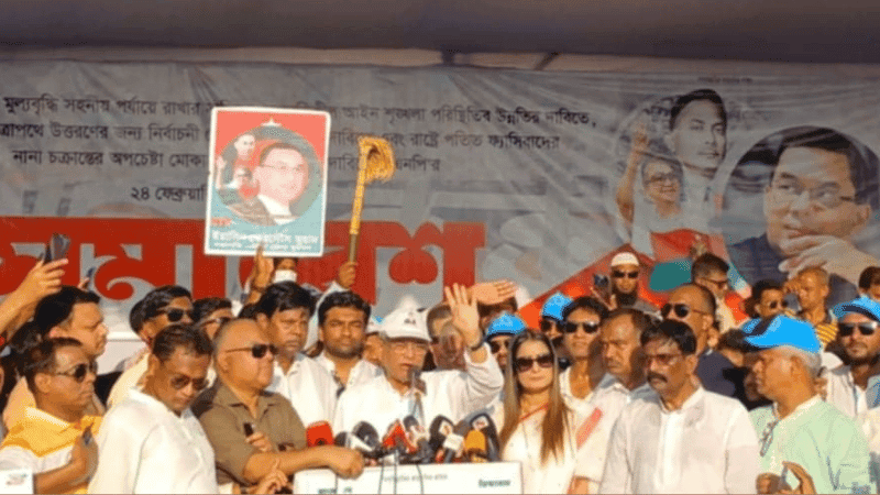 Fakhrul for quick elections under Tarique Rahman's leadership