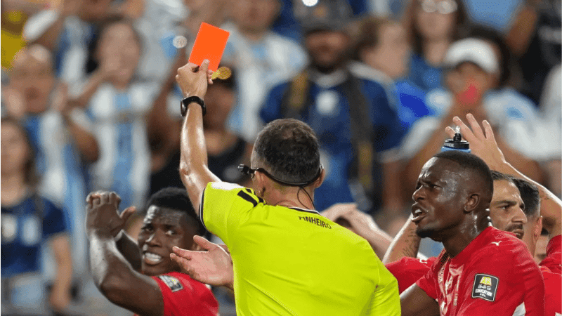 IFAB says Embolo's red card against Argentina in World Cup was wrong