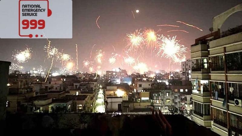 999 gets over a thousand calls with noise pollution complaints on New Year’s Eve