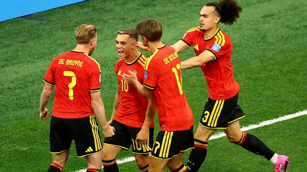 Trossard brace puts Belgium in control against New Zealand