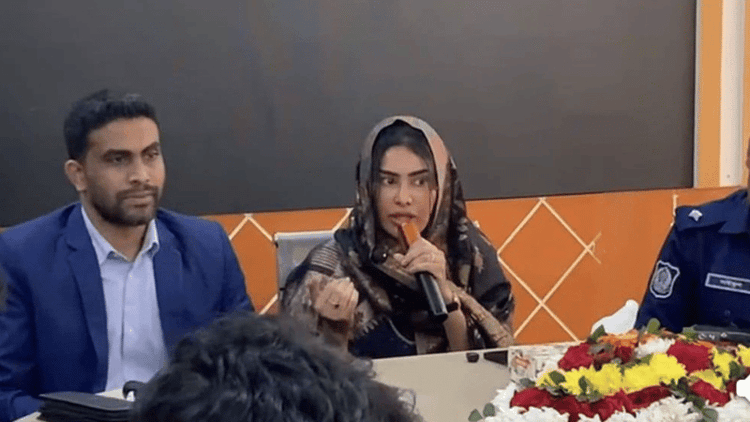 MP's wife seated at admin meeting in Bahubal, UNO and AC Land transferred