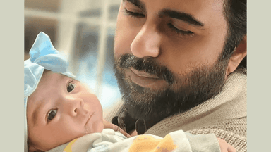 Apurba shares first photo of his daughter