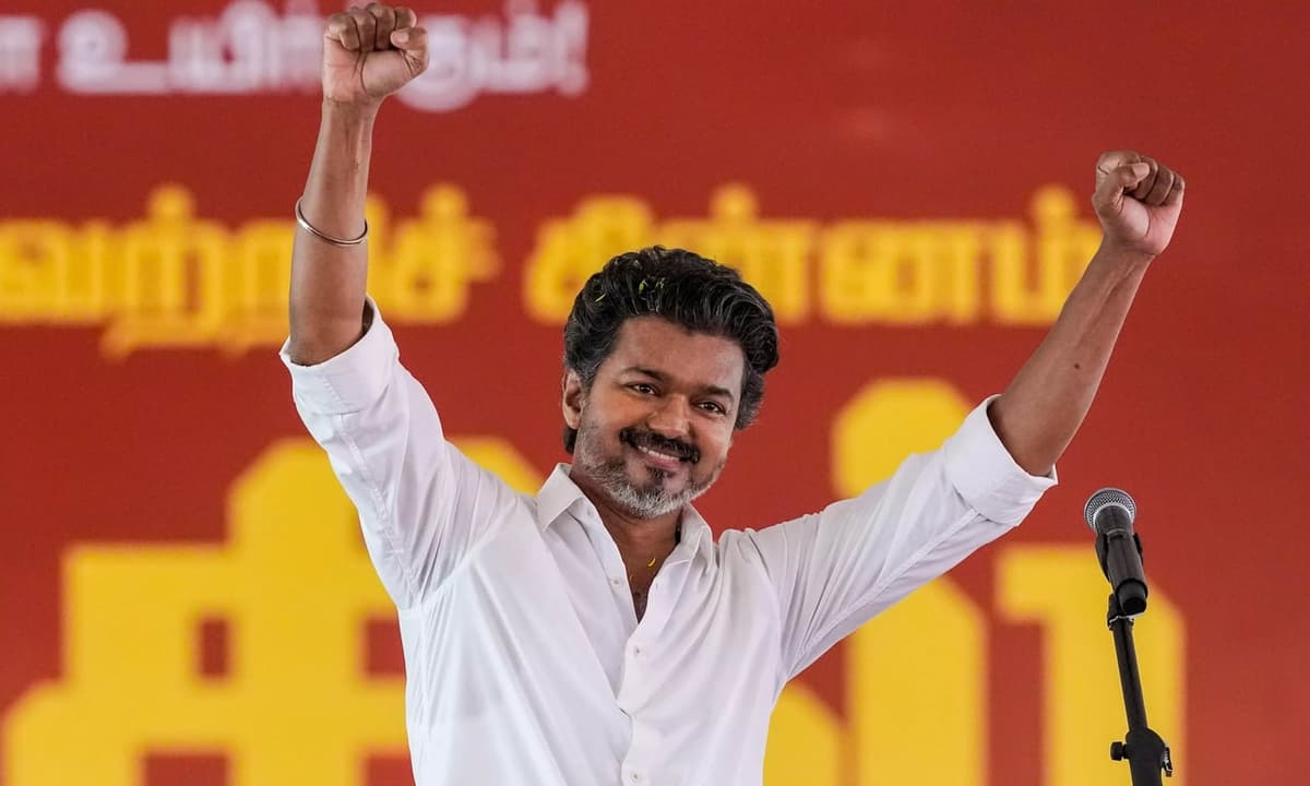 Thalapathy on path to CM in debut election, flooded with wishes from stars