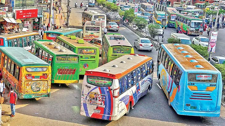 বাসভাড়া প্রতি কিলোমিটারে ৩ পয়সা কমানোর সুপারিশ