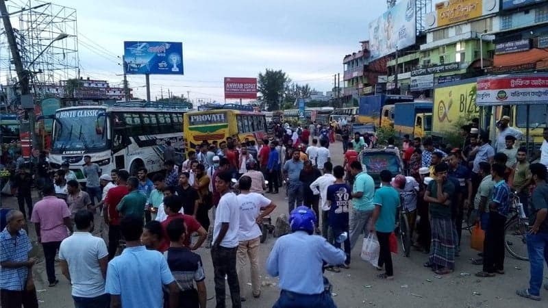  Student-transporter clash in Barishal sparks transport strike 
