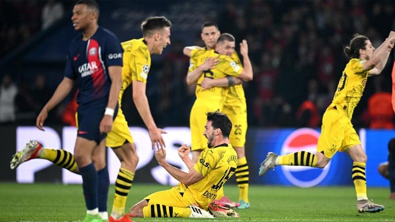 Dortmund stun PSG to clinch final spot