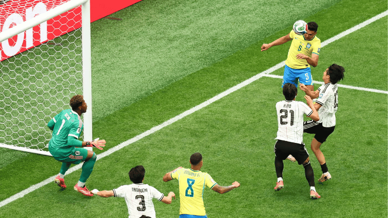 Brazil strike back, level scores against Japan