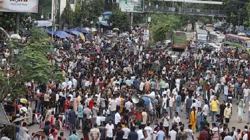 Hindu community stages protest in Shahbagh with 8-point demand