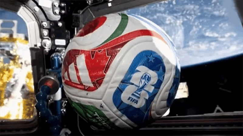 NASA sends 2026 World Cup official ball into space