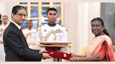 Bangladesh High Commissioner Hamidullah presents credentials to Indian President