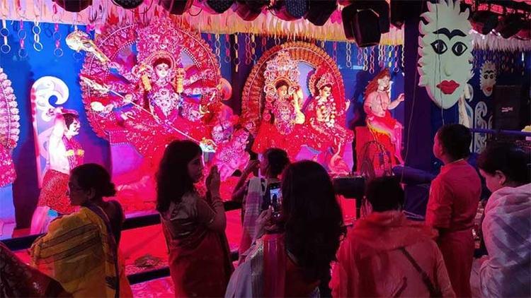 Number of puja mandaps in Sylhet decreases by 41 this year