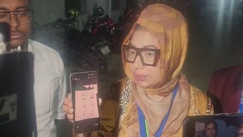 Mirza Abbas's wife at returning officer's office amid result manipulation allegations