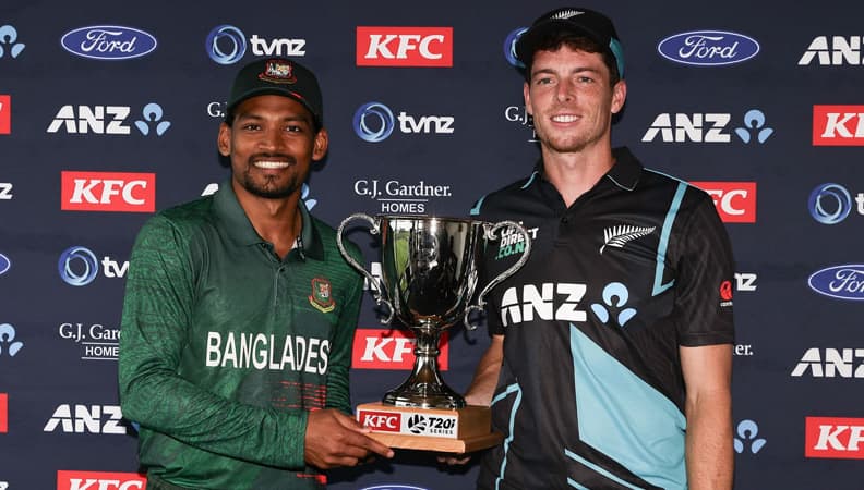 Bangladesh, New Zealand share T20 series