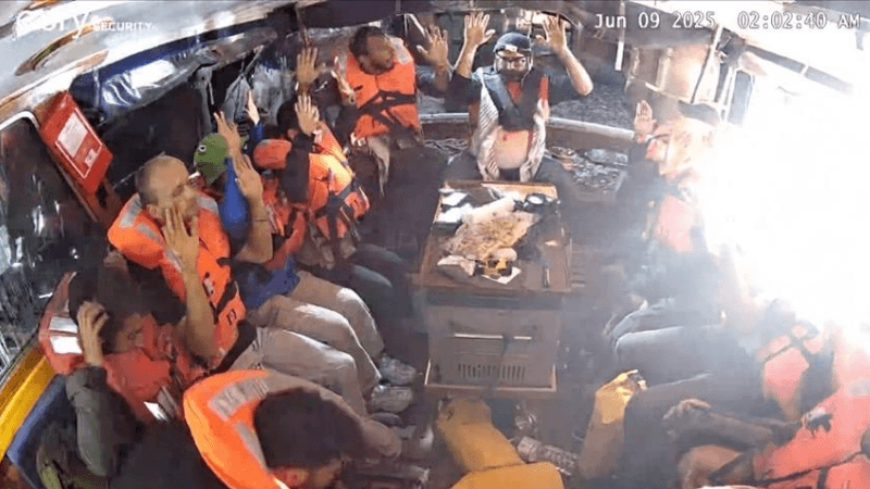 Gaza aid ship 'Madleen' seized, 12 activists taken into Israeli custody