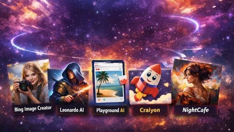 5 free websites for creating AI images