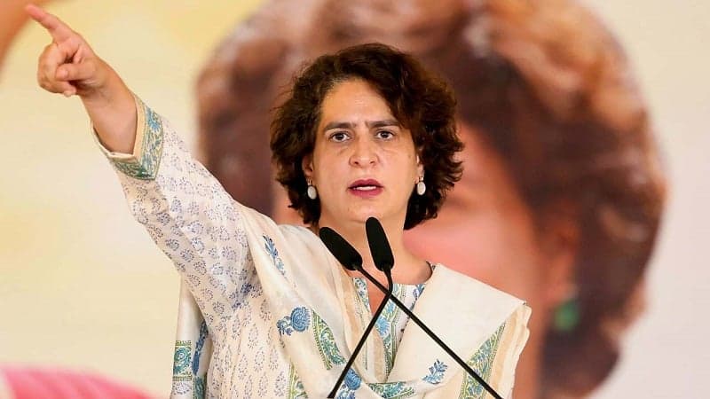 Priyanka Gandhi voices concern over arrest of Chinmoy and violence against Hindus