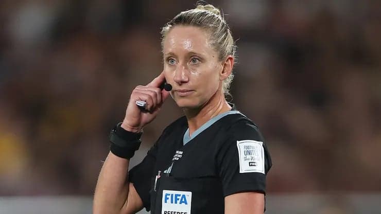 Tori Penso, 1st female referee to officiate match at FIFA World Cup