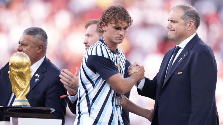 Nico Paz shares emotional post after World Cup final loss