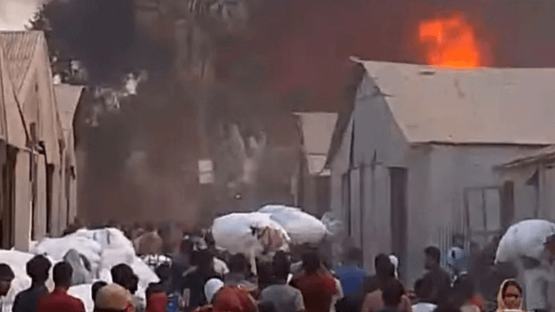 Gazipur jute godown fire engulfs 10 shops