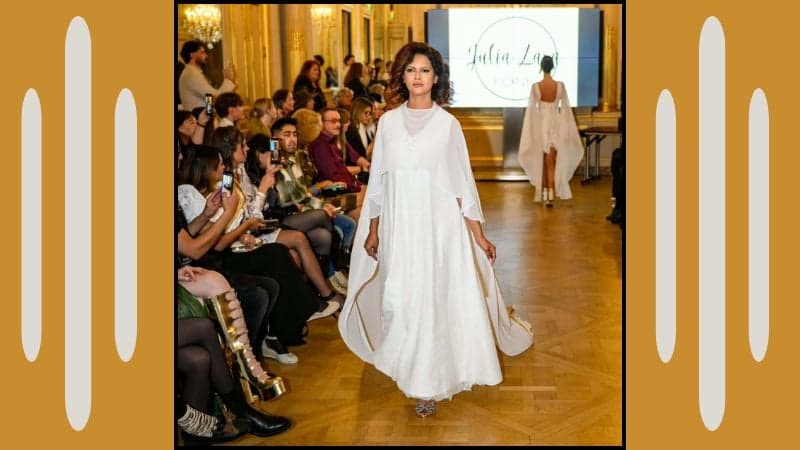 Maksuda Akhter walks Paris Fashion Week runway